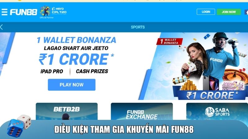 Anh em cần đáp ứng khuyến mãi Fun88