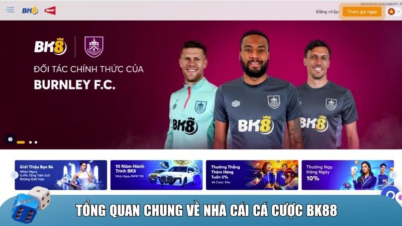 Tổng quan chung về nhà cái cá cược BK88