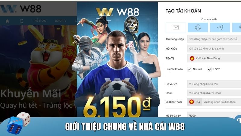 Giới thiệu chung về nhà cái W88