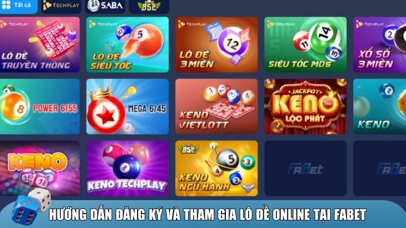 Các bước đăng ký tài khoản và đặt cược lô đề tại Fabet