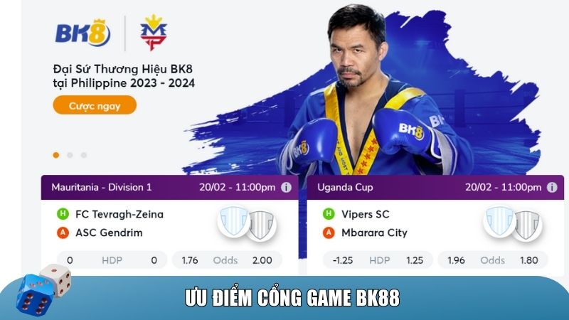Ưu điểm nổi bật của BK88